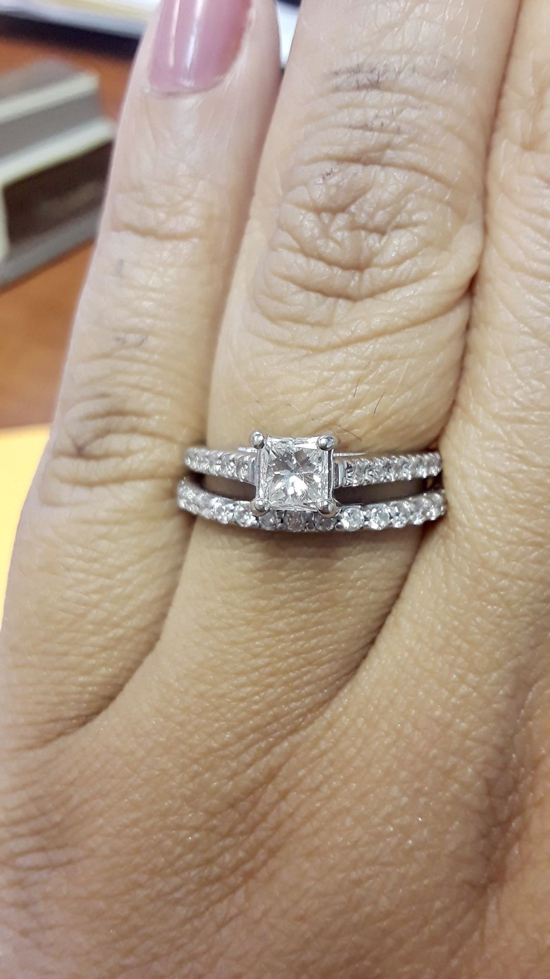 Engagement Ring/ Wedding Band 7.5