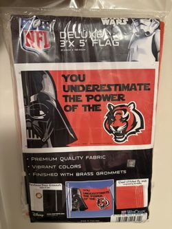 Cincinnati Bengals Darth Vader Flag Combo Decal Sticker