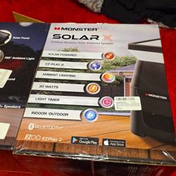 Monster Solar X Bluetooth Speakers 