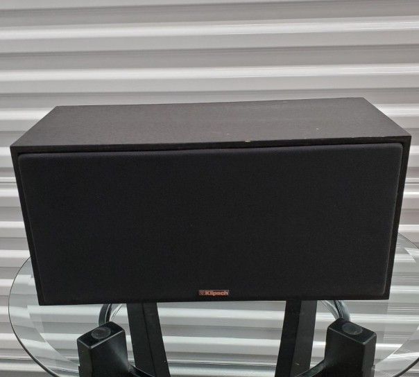 Klipsch Kg 2.2v Magnetically Shielded Center Channel Speaker Excellent Vintage Condition Black Oak Finish USA $75ea