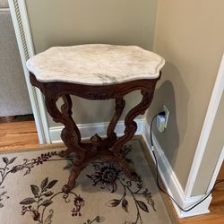 Antique Marble Top Table 