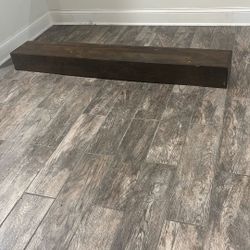 Wooden Fireplace Mantle