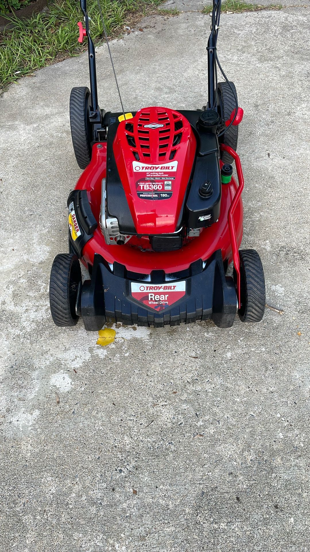 Troy- Bilt TB 360 Professional Grade Mower