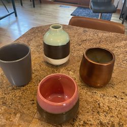 Small Plant Holders /Vases 