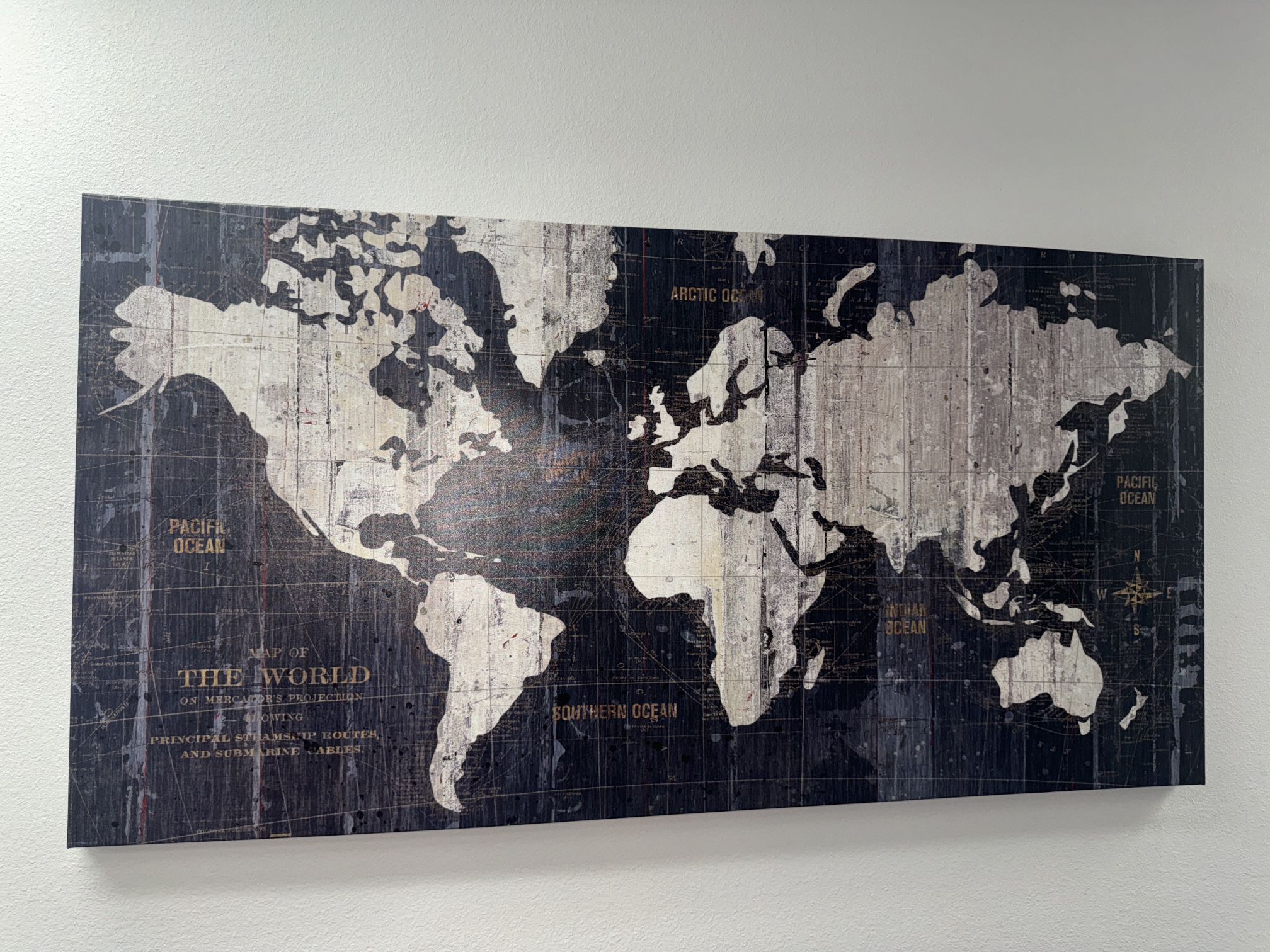World Map Painting 