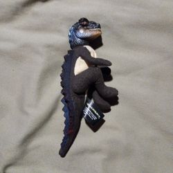 Vintage 1998 Godzilla Movie Plush w/ Vinyl Head Arms Figure Toho Equity Toys 1