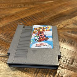 Super Mario Bros 2 NES, 1988 Cartridge Tested and Working Nintendo