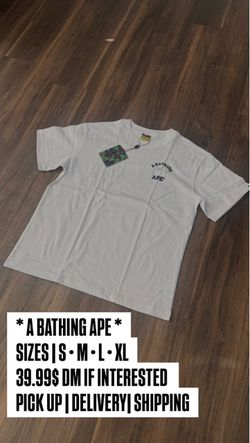 A Bathing Ape BAPE White T-Shirt with Tags