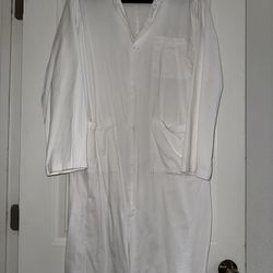 Unisex White Lab Coat 