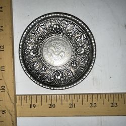 Old Chinese Metal Dish