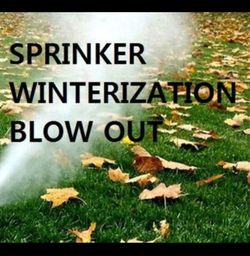 Winterization sprinkler blow out N Repair