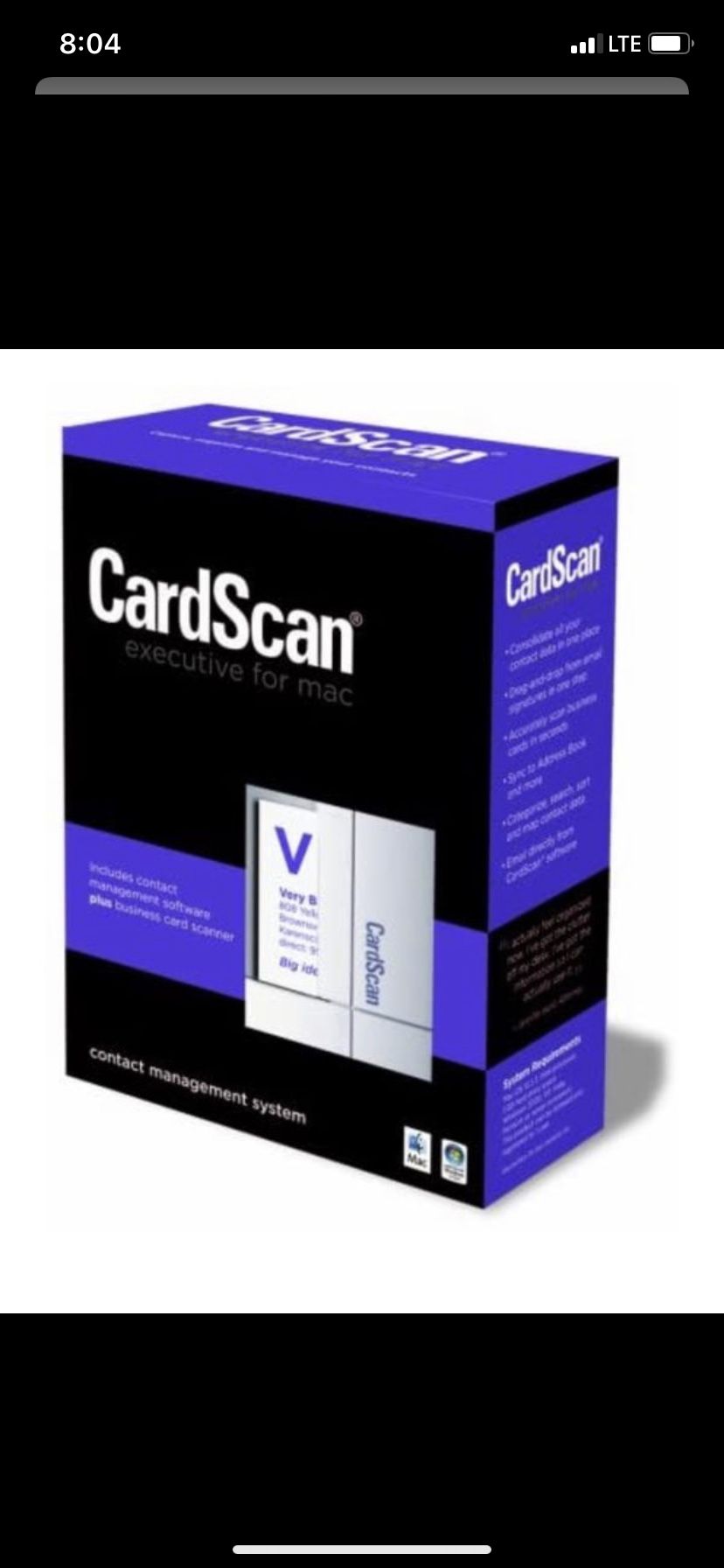 Card scanner