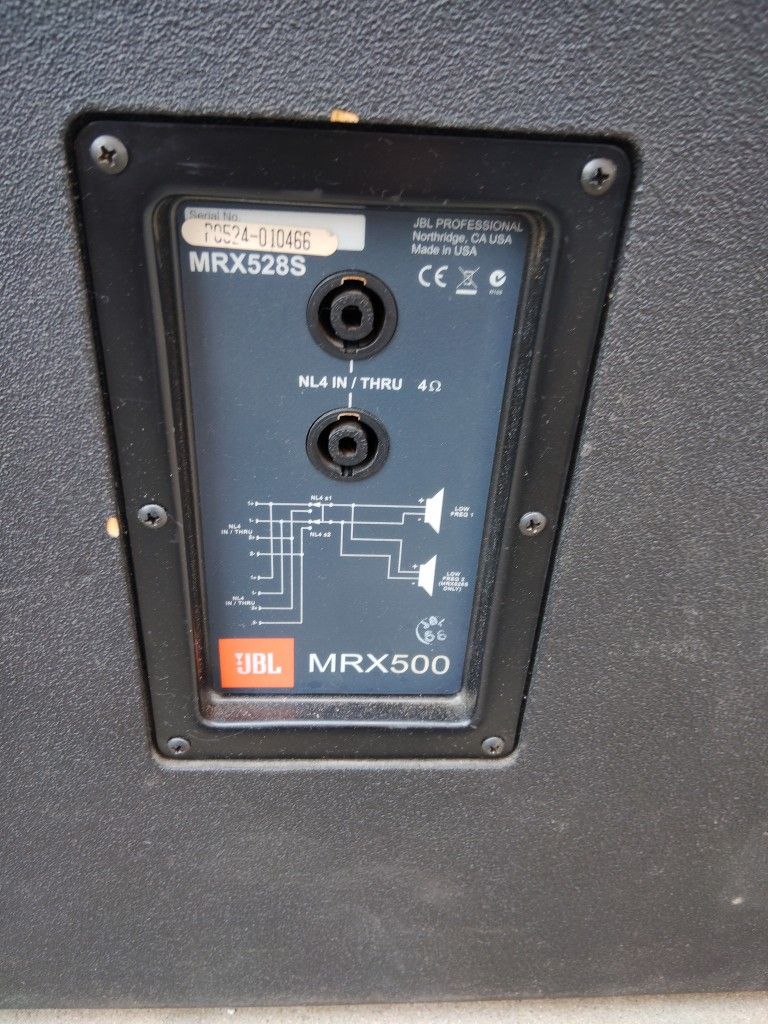 JBL Subwoofer 18 No Original Eminence $1450