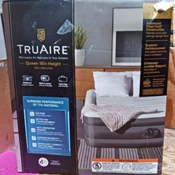 Serta Raised Air Mattress with Never Flat Pump, Queen
