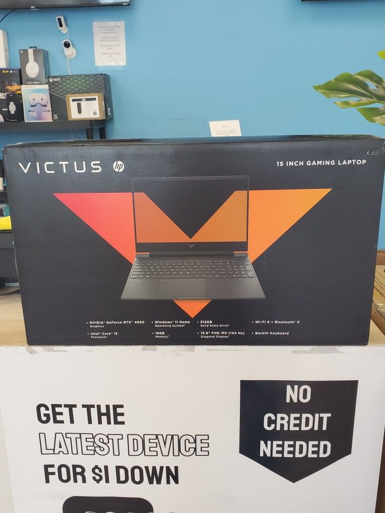 HP Victus 15.6 Gaming Laptop Brand New - $5 Today and the rest later 🤗 Message Us Now!