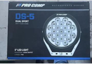 Pro Comp 5" LED Round Motorsports Light - 76502 - DS-5 Spot/Flood Combo