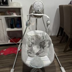 Ingenuity InLighten Soothing Swing - Van the Elephant