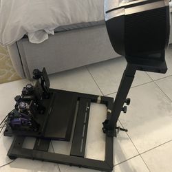 Foldable sim Racing Stand