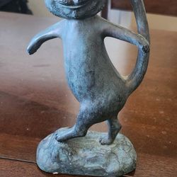 Vintage Alva Studios “Ratcilff The Cat” Statue Figurine Replica ~ Signed 1997
