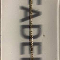 14k Gold Fegaro Bracelet 8”
