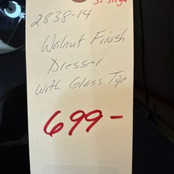 Dresser Walnut Finish We are located at 2811 East Bell road. Another Time Around Furniture.