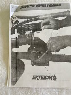 EKTELON TENNIS RACQUET STRINGING Machine