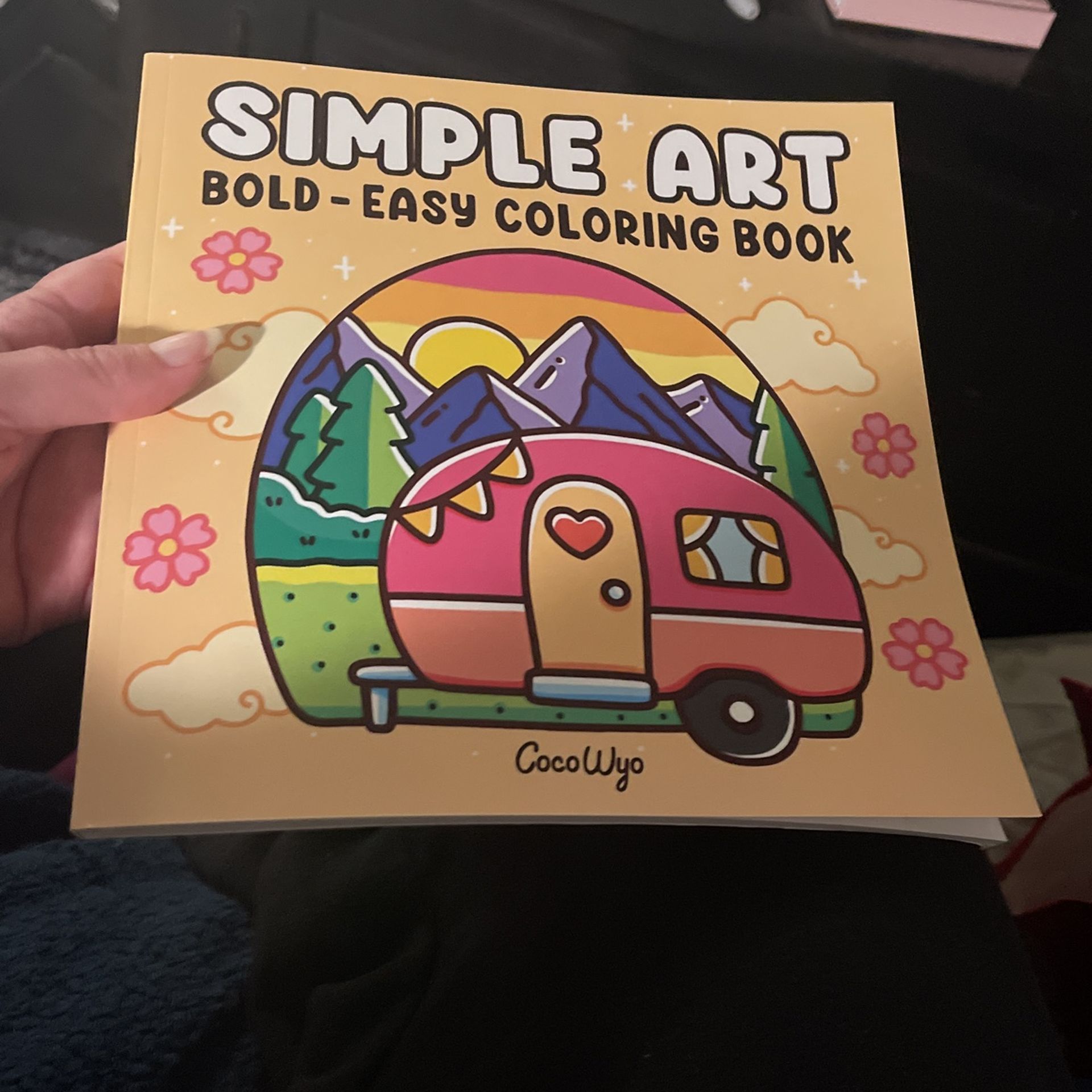 Simple Art Bold-easy Coloring Book New