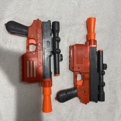 2 Star Wars Blasters With Light And Sound 