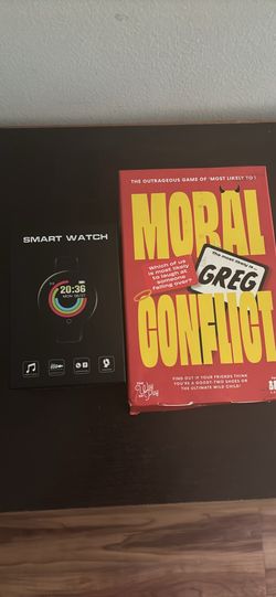 New! Unbranded, smart, watch and Moral conflict game