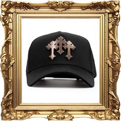 EL BARBAS HATS CHROME ROSE GOLD 24 K