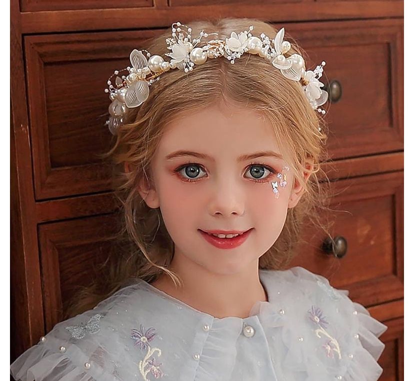 Pearl Rhinestone headpiece/ tiara