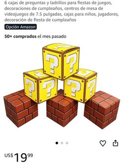 Mario-Themed  Block Boxes Set of 6