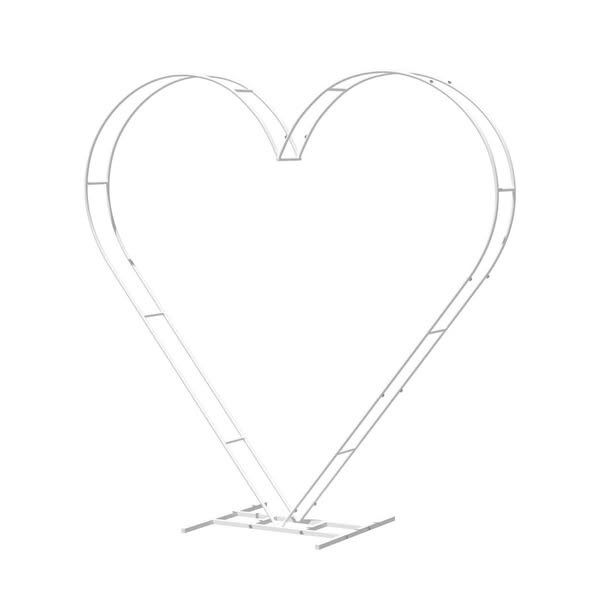 79" Heart Shaped Metal Arch