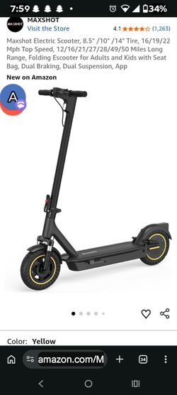Maxshot electric scooter