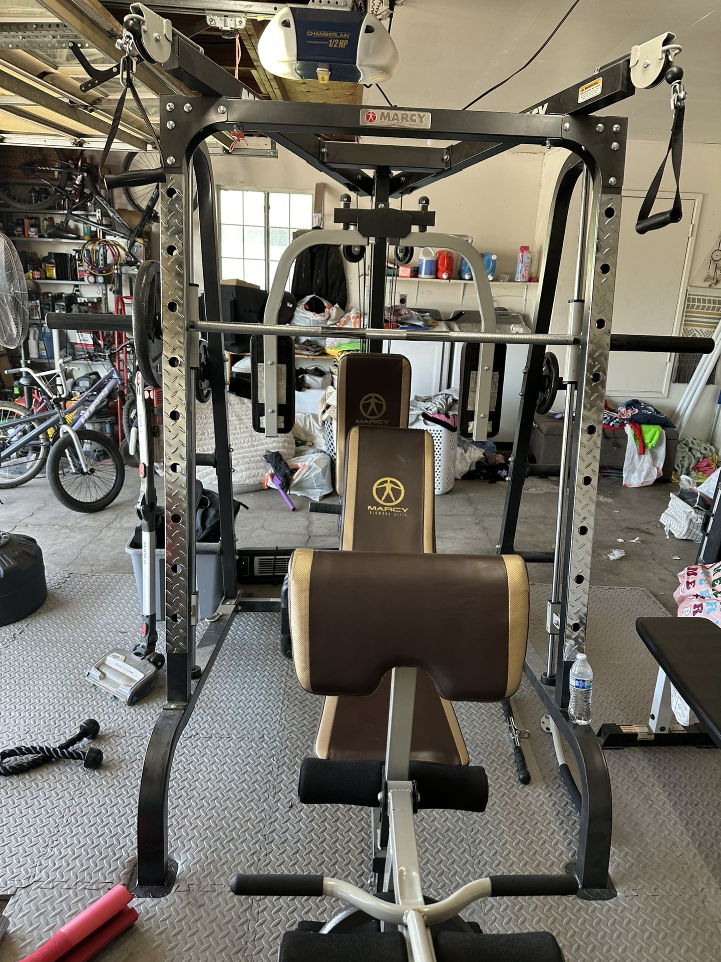 Marcy Diamond Elite Olympic Smith Machine Home Gym