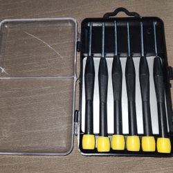 Tool Bench 6pc Precision Screwdriver Set 