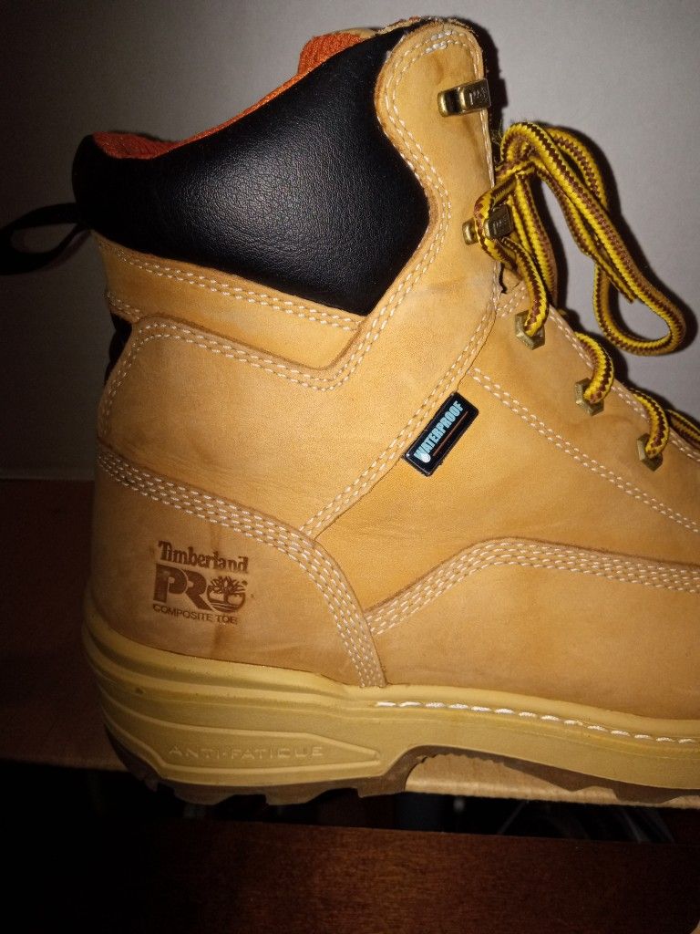 Used (1) Week Timberland Pro -Boss Said They Were The Wrong Shoes For The Job Paid $159.99     Selling For $75 Firm