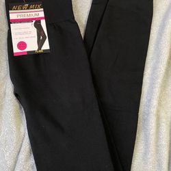 Two One Size Black Leggings