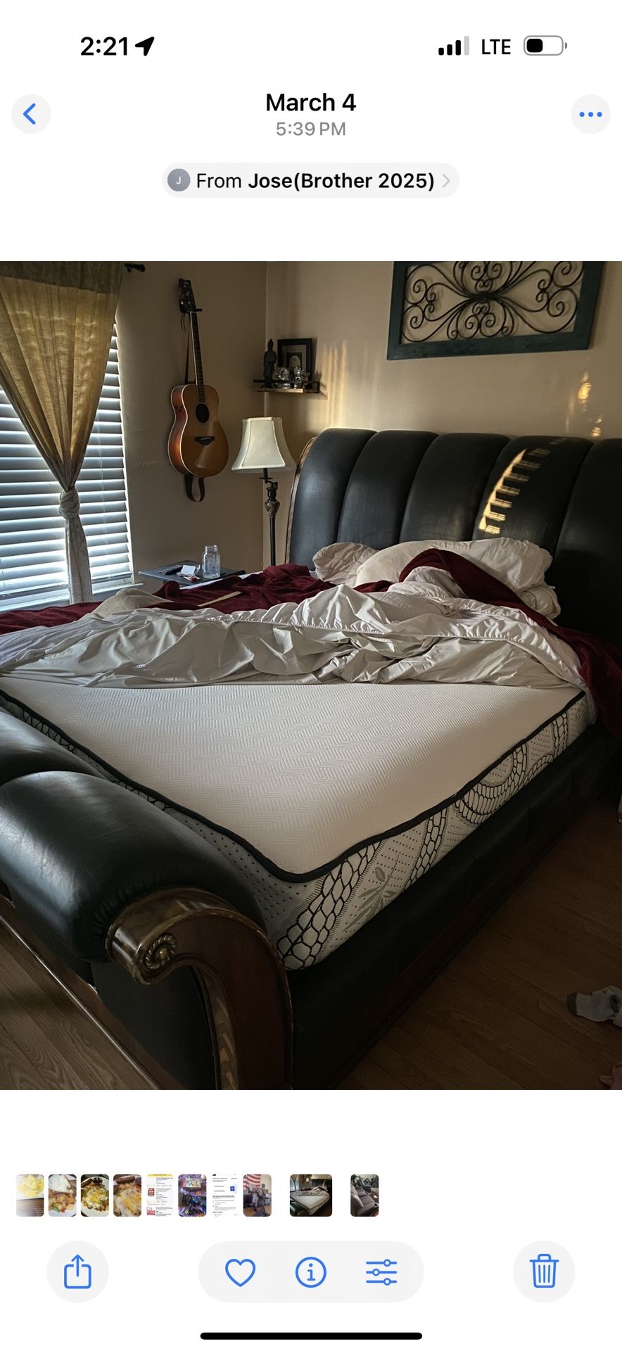 Bed Mattress Leather  Headboard Footboard  Couch Move out Moving Storage Sale