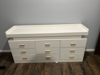 White dresser
