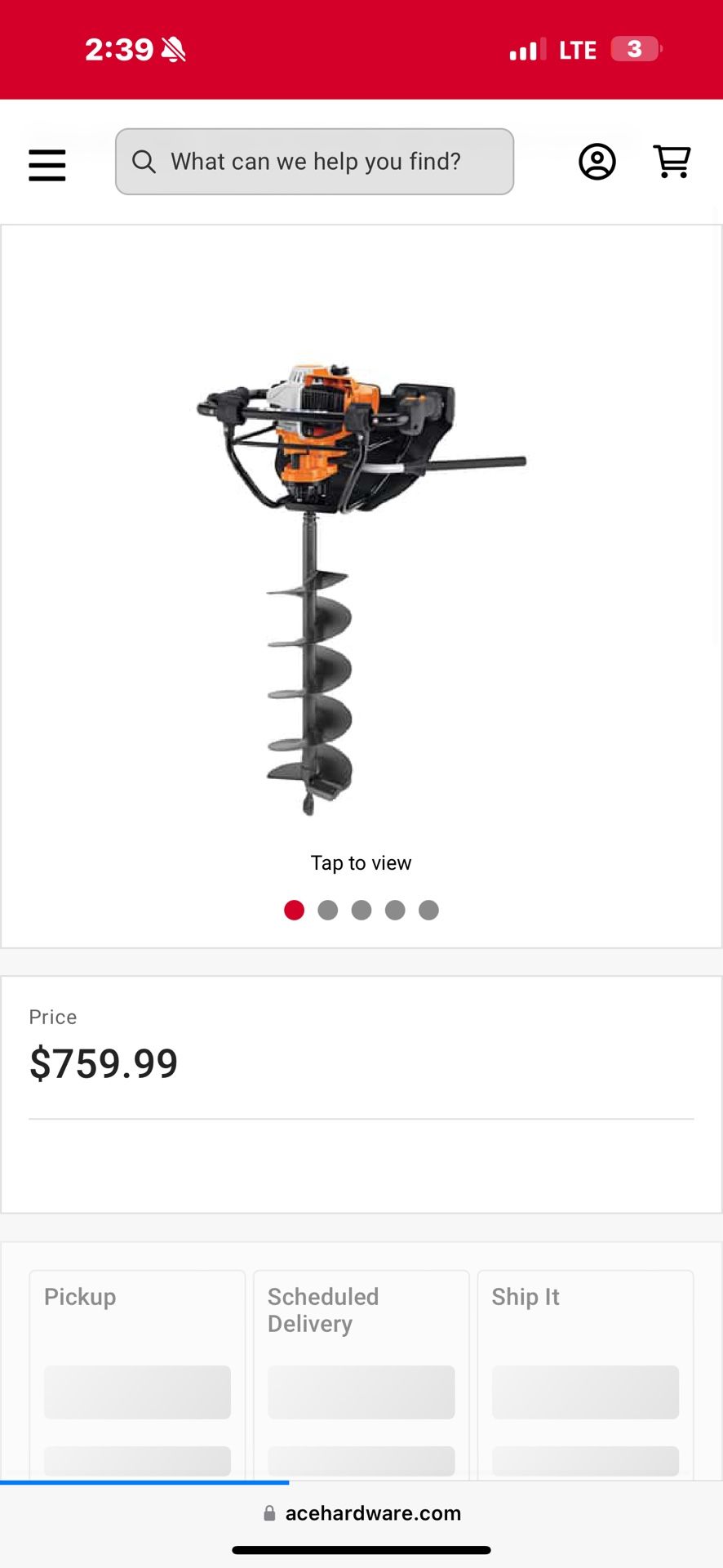 Stihl auger
