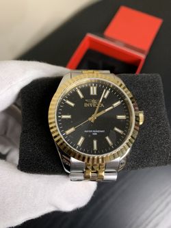 Brand New Invicta Men’s Watch 43mm – Two Tone Black Dial