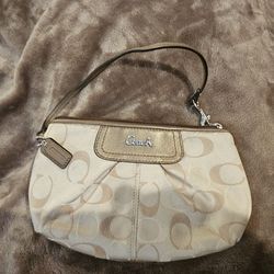 Large Coach Wristlet 