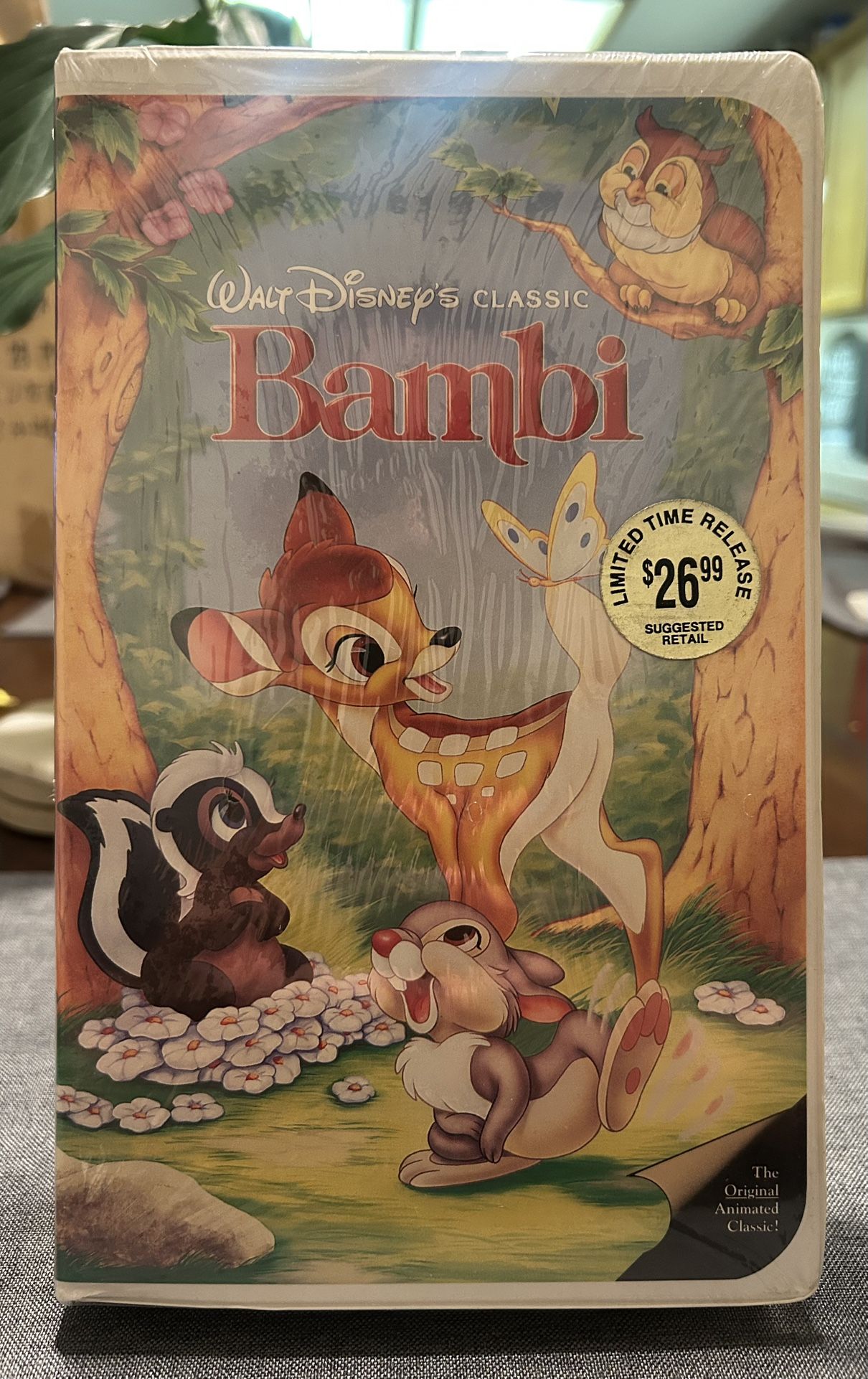 1997 Black Diamond Walt Disney Bambi Sealed 💎