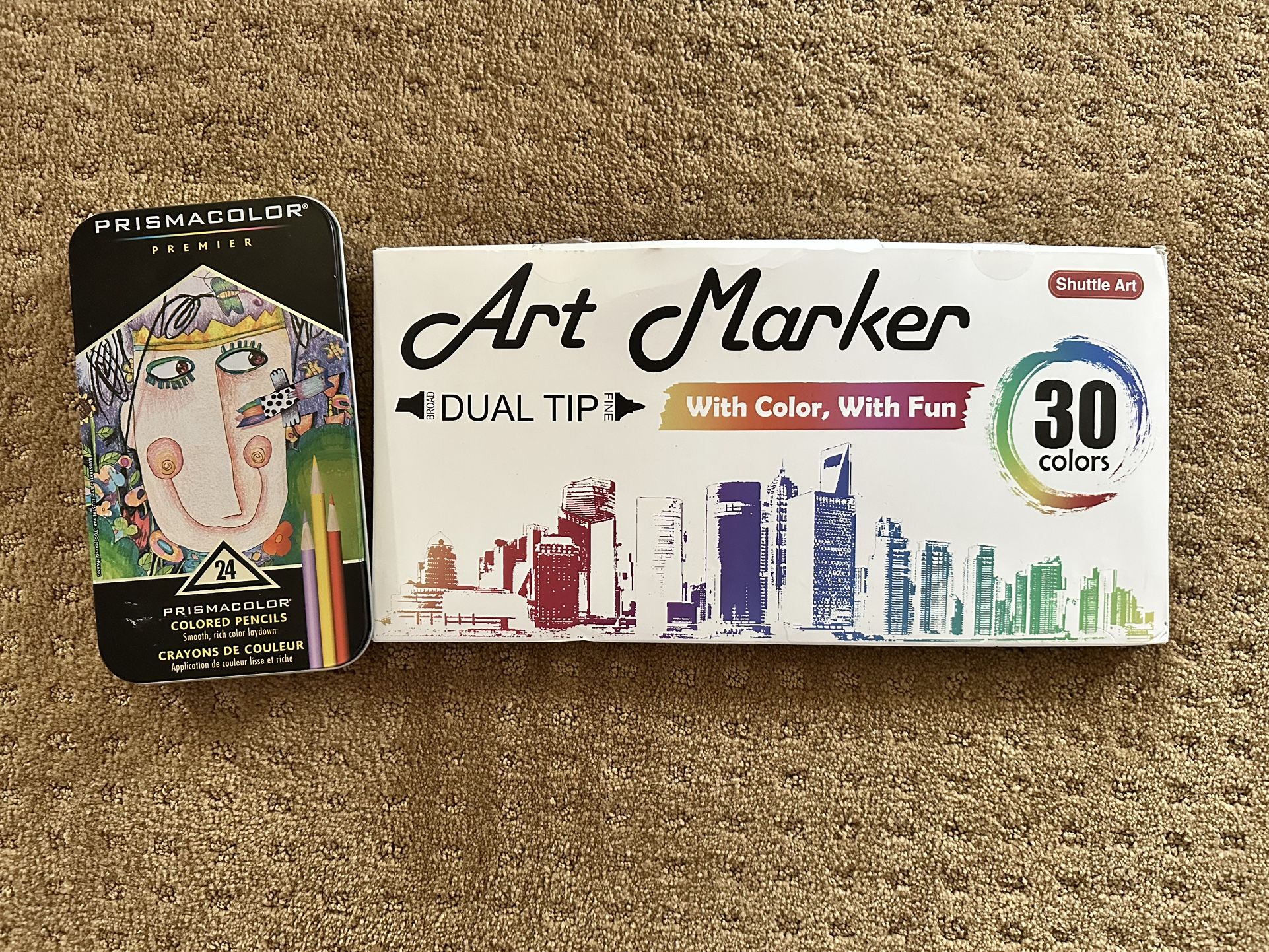 Art Markers and Pencils Bundle