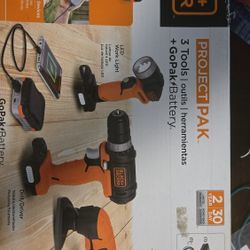 New BLACK & Decker 3 TOOLS 