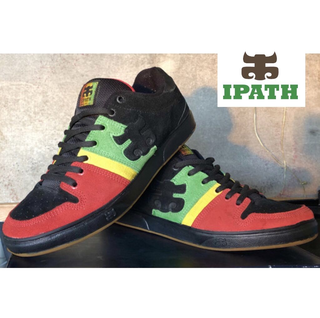 IPATH - CENTENNIAL, Black Rasta Suede, Size 11