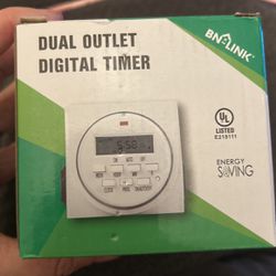 BN Link Dual Outlet Digital Timer