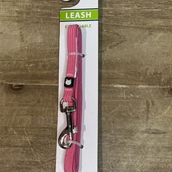 simplyCAT Cat Leash Pink Expandable Elastic 36-60 Inches ONE SIZE NEW