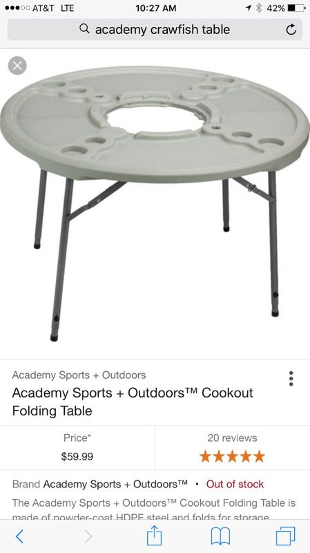 Crawfish Table 45 Like New For In Humble Tx Offerup